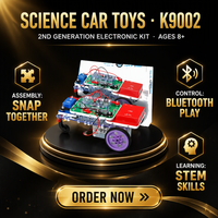 Kit Scientifique Automobile 2ème Génération STEM Électronique Bluetooth RC à Assembler Sans Soudure Modèle K9002