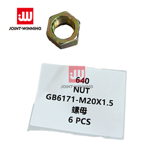 Dado esagonale a filettatura fine metrica 1.5 JONT NUH GB6171-M20 per escavatore - Elemento di fissaggio ad alta resistenza - Product Image 5
