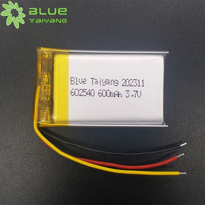 602540 <strong>Rechargeable</strong> Li Ion <strong>Cell</strong> Lithium Polymer Battery 3.7v Lipo Small <strong>600mah</strong> 2.22wh Li Ion Battery - Product Image 1