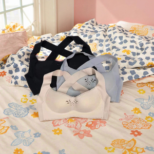 2021 vente chaude nouveau coton adolescent écoliers sous-vêtements nu jeune <span class=keywords><strong>Sexy</strong></span> adolescentes soutien-gorge sport soutien-gorge - Product Image 5