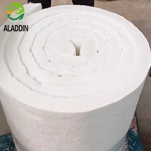 Cina fornitore ad alta densità 96KG/M3 1050 comune in fibra di ceramica coperta di lana per resistente al fuoco