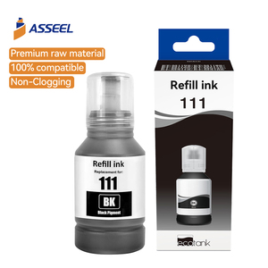 Encre de recharge compatible noire 111 pour imprimante Epson <span class=keywords><strong>Ecotank</strong></span> M1100 M1120 M1140 <span class=keywords><strong>M1170</strong></span> M1180 M2110 - Product Image 1