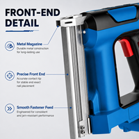 Pistolet à clous sans fil électrique haute vitesse 200W 30mm 90 clous/min pour meubles en bois, système à une batterie