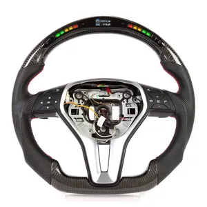 Custom Car Steering Wheel For Mercedes Benz B Class W212 GLA 45 W246 C Class W204 CLA Class C117 Carbon Fiber Steering Wheel