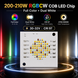 Motore LED Professionale ODM IR 4046 200W RGBCCT Bianco Regolabile CRI 97 Senza Sfarfallio 5 Colori per Studi Televisivi Professionali - Product Image 4