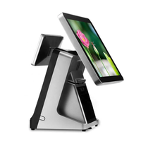 Aonpos écran tactile capacitif POS ordinateur 2*15 pouces terminal de paiement de bureau Windows EPOS ensemble complet de vente au détail