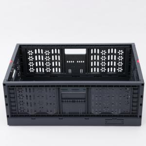 Stackable có thể gập lại Thùng Doanh Thu Rau thùng nhựa lưu trữ hộp trái cây giỏ di chuyển thùng - Product Image 2