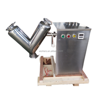 Agitation automatique en acier inoxydable peinture de gypse industrielle suppléments de ciment mastic mural poudre acrylique v mélangeur machine