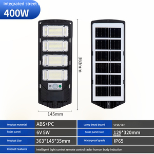 Lampe de rue <span class=keywords><strong>LED</strong></span> <span class=keywords><strong>solaire</strong></span> extérieure intelligente télécommandée Éclairage domestique étanche à induction de mouvement à trois côtés <span class=keywords><strong>LED</strong></span> <span class=keywords><strong>solaire</strong></span> - Product Image 6