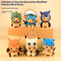 Q-Version Animal Figurine Aveugle Boîte Ensemble Nouvel État Kirby Jouets Cadeau Avec Pika Tortue Grenouille pour Collectionner la Décoration