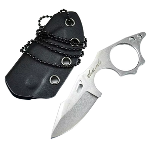 Cuchillo de Bolsillo EDC de Hoja Fija Pequeña de Acero 9Cr18MOV de Alta Calidad ZY con Funda, para Campismo al Aire Libre, Personalizable, Compatible con OEM/ODM - Product Image 1