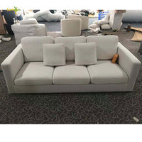 Canapé d'Angle Moderne en Tissu, Déhoussable et Lavable, pour Salon