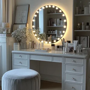 Элегантные белые Угловые косметические ящики для взрослых женщин - Product Image 6