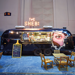 Remorque de restauration de rue populaire prix d'usine en Chine camion de nourriture mobile OEM remorque de nourriture camion de restauration rapide de cuisine mobile - Product Image 2