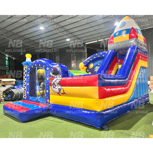 Space Theme <b>Inflatable</b> Castle Jumping Bouncer House Commercial <b>Water</b> <b>Slide</b> for Kids <b>Inflatable</b> House Spa - Product Image 6