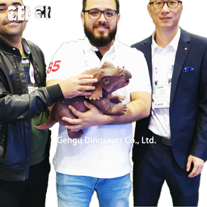 Navidad bebé dinosaurio mano marioneta decoración tela Material - Product Image 1