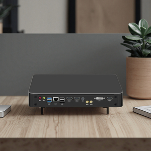 Intel I7 10700f mini chơi game PC gtx1650 4 gam đồ họa hiển thị kép không quạt wifi tùy chọn Windows 10 Linux OS DDR4 RAM mới SSD cứng - Product Image 2