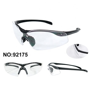 Lunettes de protection ANSI Z87.1 CE EN166 avec coussinet nasal souple, fabriquées à Taiwan. Vente en gros disponible - Product Image 5