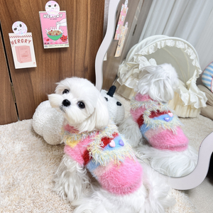 Chaleco Cálido de Piel Sintética Estilo Princesa para Otoño e Invierno, para Perros y Gatos, Bulldog Francés, Bichón Frisé, <span class=keywords><strong>Maltés</strong></span>, Cachorros y Gatitos - Product Image 1