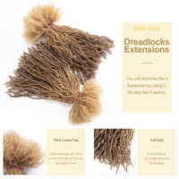 Dreadlock Naturali a Prezzo di Fabbrica, 100% Capelli Umani, Estensioni Interlocs Naturali