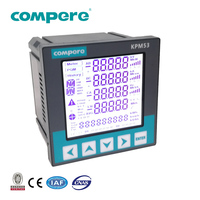 Compteur de puissance numérique multifonction triphasé Compere KPM53, monté sur panneau, RS485 Modbus-RTU, classe de précision 0.5, certifié CE