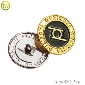 Kẽm Hợp Kim Vàng <span class=keywords><strong>4</strong></span> Lỗ Nút Dập Nổi Kim Loại May Phụ Kiện May Mặc Blazer Phù Hợp Với Áo Chân Nút - Product Image 4