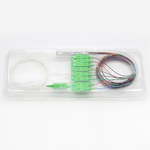 Divisor plc 1x8 1x32 sem conector tipo de tubo de aço