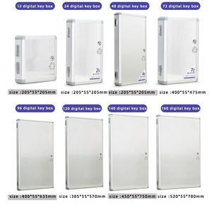 Caja Fuerte de Aluminio para Hospitales, Prisiones y Salas de Exhibición, con 212 Posiciones de Gancho Ajustables, Caja de Seguridad con Cerradura de Llave - Product Image 2