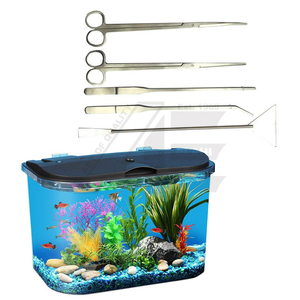 Kit de herramientas de acuario de 5 uds., tanque de acuario de acero inoxidable, juego de herramientas acuáticas, pinzas, tijeras, herramienta de mantenimiento - Product Image 3