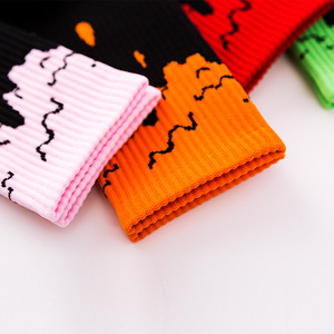 Thời Trang Phong Cách Hợp Thời Trang Nam Nữ Đường Phố Hip Hop Tất Cao Ống Bóng Rổ Thể Thao Tất Đệm Terry Đáy - Product Image 6