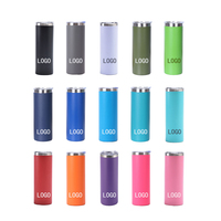 TY Gobelet isotherme en acier inoxydable de 20 oz, à double paroi sous vide, personnalisable avec logo, pour café, avec couvercle et paille