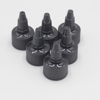 Bouchon à visser en plastique à long bec verseur, prix usine, capuchons 20/410, 24/410, 28/410 pour flacon de bouteille de gelée capillaire