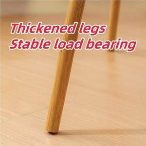 Kledingrek van bamboe met 2 opbergvakken en 9 haken - Product Image 6