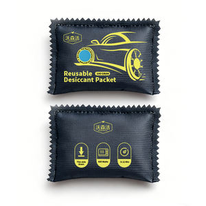 Sachets <span class=keywords><strong>d</strong></span>éshumidificateurs réutilisables en gel de silice 350g 1kg pour voitures et armoires, marque privée OEM - Product Image 1