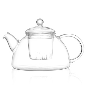 Nouvelle mode Offre Spéciale Thermos soufflé à la main <span class=keywords><strong>théière</strong></span> en verre Borosilicate <span class=keywords><strong>théière</strong></span> Pots bouilloires ensemble avec <span class=keywords><strong>infuseur</strong></span> - Product Image 2