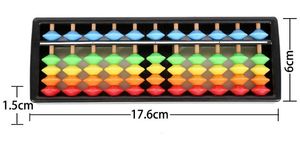13 Robs abaco di plastica strumento di aritmetica di Soroban strumento di aritmetica di apprendimento del bambino aiuto di calcolo giocattoli abaco in vendita - Product Image 6