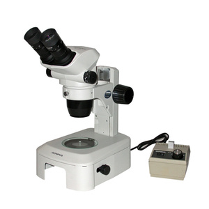 Olympus SZ51 Industrial Stereo Microscope with <b>LED</b> <b>Ring</b> <b>Light</b> for Bright Uniform Illumination on Opaque Samples - Product Image 3