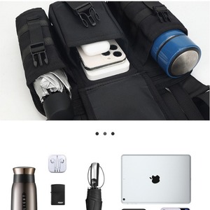Tactical Crossbody <b>Bag</b> With Multiple Pockets Multifunctional Men's Shoulder <b>Bag</b> For Everyday Use Spring 2024 - Product Image 4