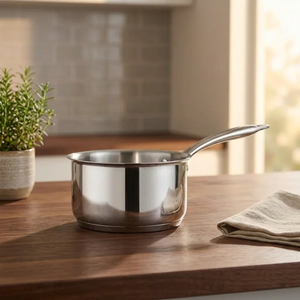 High Demand Premium Stainless Steel Triply Saucepan 18cm with Lid 304 Grade <b>Induction</b> Compatible Cooking <b>Pot</b> <b>for</b> Kitchen Use - Product Image 1