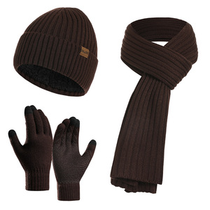 Ingrosso Caldo Inverno da <span class=keywords><strong>Donna</strong></span> Cappello Berretto da <span class=keywords><strong>Donna</strong></span> a Maglia per Guanto Set Unisex da Esterno - Product Image 3