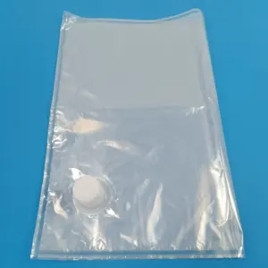 6 Gallon Doorzichtige Nylon Pe Plastic Zakken Met Ventiel Voor Vruchtensap Vloeibare Voedselverpakking