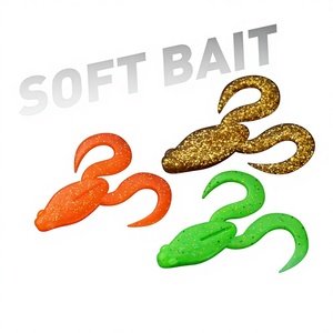 เหยื่อตกปลาแบบลอยน้ำ TPR Luya Frog Bait ทำจาก PVC แข็ง สำหรับตกปลาในทะเลสาบ ลำธาร น้ำเค็ม และแม่น้ำ - Product Image 1