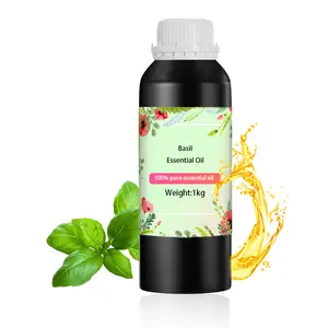 With Best Price Steam-distilled Concentrated Fragrance Aromatherapy Oil Basil Essential Roller Organic Oils For Hair and Skin