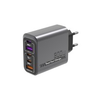 Chargeur USB-C 200W pour ordinateur portable, station de charge rapide GaN, adaptateur mural PD, chargeur multi-ports, usine OEM