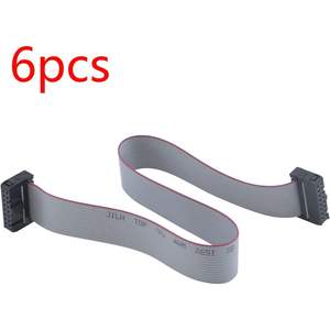 Cable plano IDC de 30 cm y 16 pines, 2,54 mm, doble fila, hembra a hembra, para conector de puerto de pantalla de monitor - Product Image 3