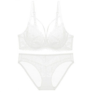 Vente en gros de soutien-gorge de mode respirant transparent Destock Ensemble de sous-vêtements sexy en dentelle pour femmes - Product Image 6