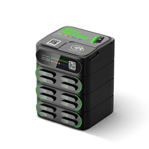 Máquinas expendedoras apilables de 12 ranuras, máquina expendedora de Banco de energía integrada con estación de carga de teléfono Pos, Powerbank para compartir - Product Image 1