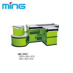 Mostrador de Caja Registradora Eléctrico de Acero de 3600 mm para Tienda de Abarrotes con Cinta Transportadora Antioxidante - Product Image 6