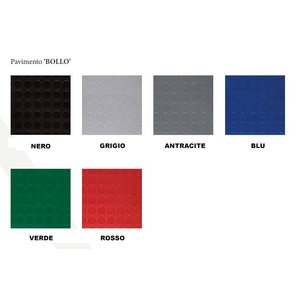 PISO 'BOLLO' H. 200 cm-grosor 1mm-Gris - Product Image 2