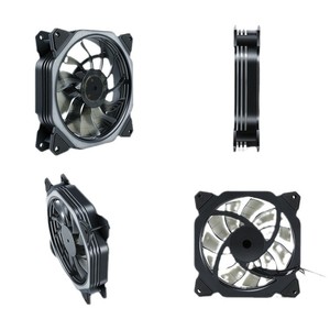 คูลมูนพัดลม RGB ขนาด 12 ซม. 120x120x25 มม. แบริ่งของเหลว 3 พิน 4 พินพัดลมระบายความร้อนเคสคอมพิวเตอร์ - Product Image 5
